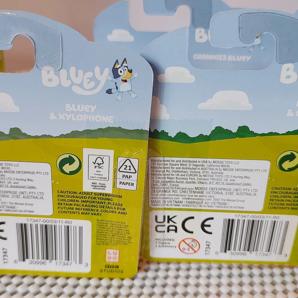 Bluey Lot 6pcs: Grannies, Chloe, Bingo, Bluey, Muffin - Picture 7 of 7